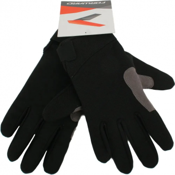 Велоперчатки FORWARD RB004, размер M, полный палец, черный