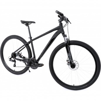 Велосипед FORWARD APACHE 29 2.0 disc (2020) черный мат. с рамой 21"