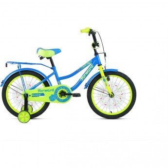 Велосипед FORWARD FUNKY 18 (2020) голубой/светло-зеленый