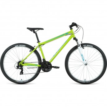 Велосипед FORWARD SPORTING 27,5 1.2 S (2021) зеленый/бирюзовый с рамой 17"
