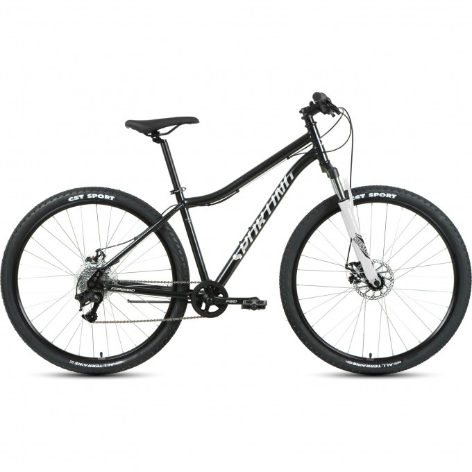 Велосипед FORWARD SPORTING 29 2.2 D (2022) черный/белый с рамой 17" 94947 CHERNYII/BELYII 17